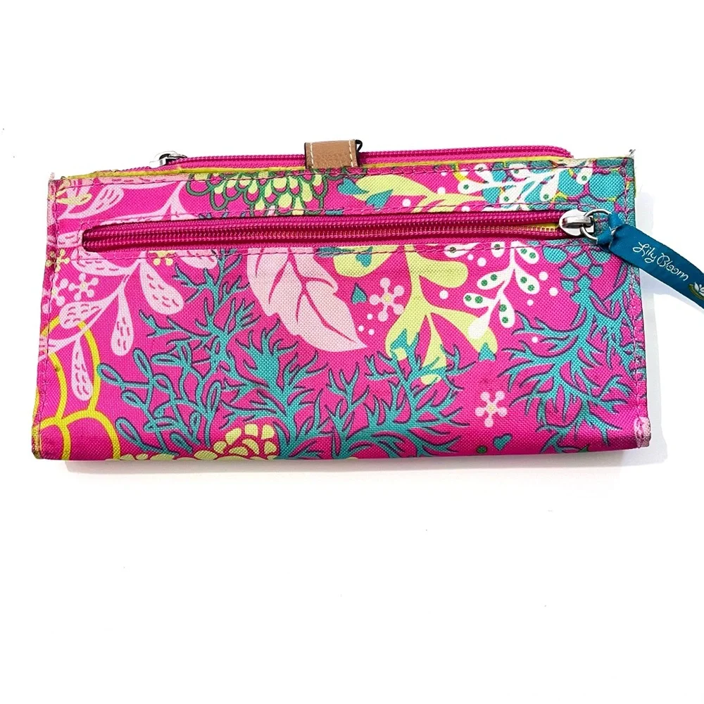 Lilybloom Liza Pink Floral Print Wallet